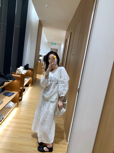 100%亞麻半裙 超好搭 版型很好1