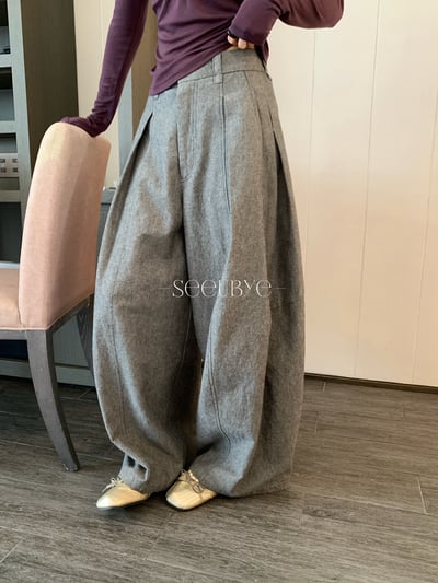 33%法國亞麻67%匹馬棉｜黑標神褲4