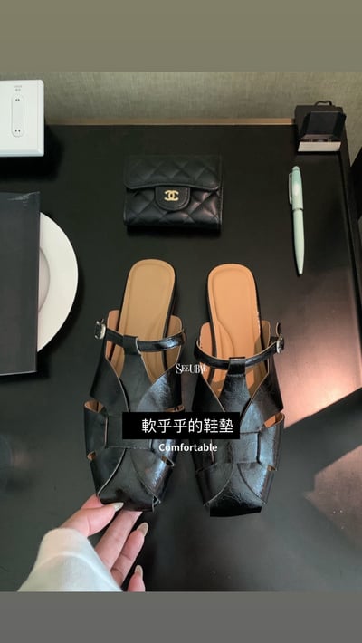 編織包頭拖鞋5