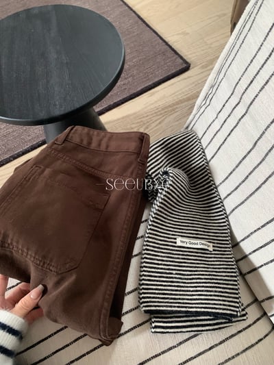 貴一點就是不一樣 栗色牛仔褲6