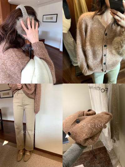 黑標｜有質檢報告 拉絨老錢羊毛外套6