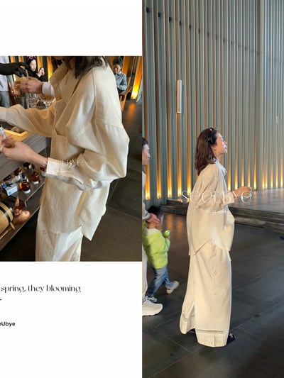 蕾絲chilly闊腿褲！好清冷啊～3