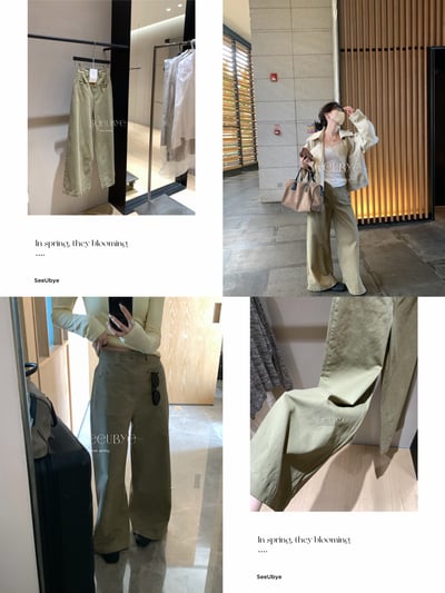 咖調工裝水洗軟牛仔褲7