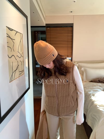 ralph laur*n 毛線帽 ＋ 圍巾一組1