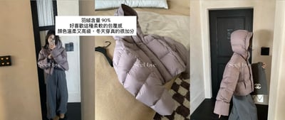 90%白鴨絨（特定色）蓬蓬羽絨服9