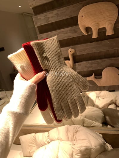 可觸屏針織手套1