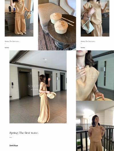 輕薄天絲小飛袖套裝｜很通勤5