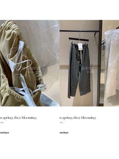 細繩九分蘿蔔褲鬆弛有tonality8