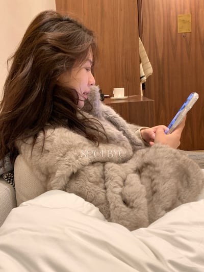 皮草毛茸茸外套太貴氣了6