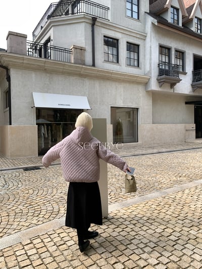 菱格羽絨服三色 超實穿又可愛6