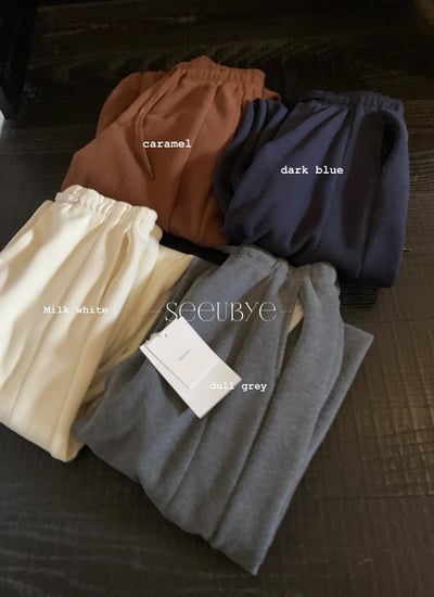 暖暖褲王｜加絨抽繩衛褲（可兩穿）4色｜高克重2