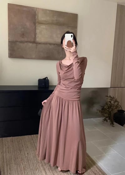 乾枯玫瑰輕禮服裙1