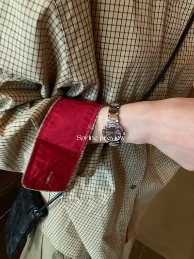 摩登出格｜格紋廓形襯衫6