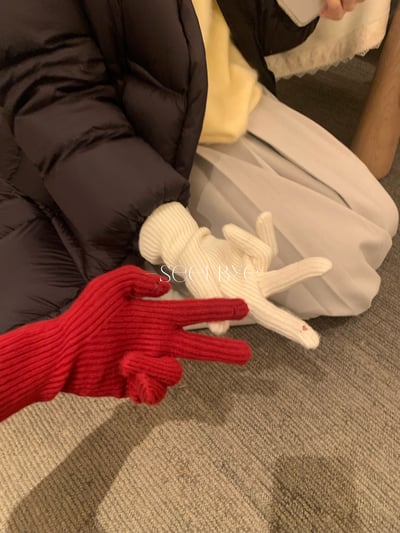 可觸屏針織手套6