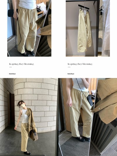 細繩九分蘿蔔褲鬆弛有tonality5