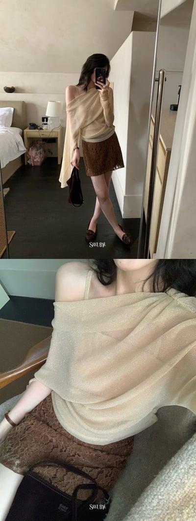 貴貨｜高訂柔光紗披肩小衫3