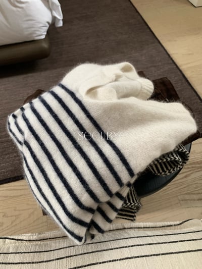 太韓了這件！羊毛條紋毛衣4