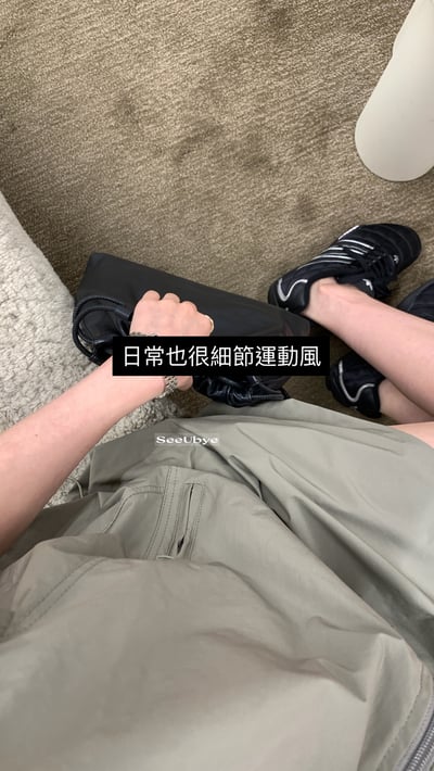 灰調馬甲+褲裙（運動工裝套裝）3