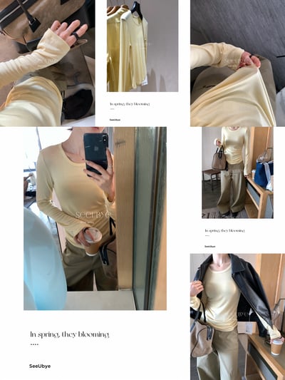 6色軟糯親膚防曬tee太實穿了（高彈力）6