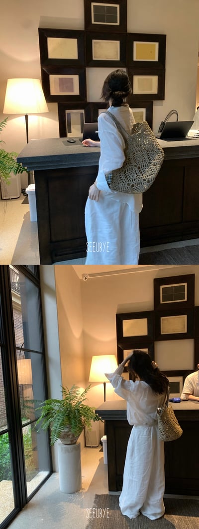 柔光寧麻貝母扣襯衫8