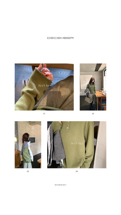 黑標｜兔絨羊毛polo毛衣4