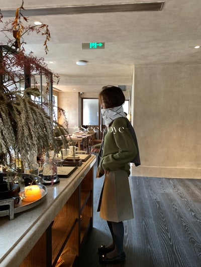 復古人字紋中分毛呢群3