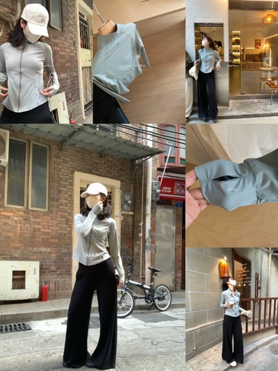 Lulu高倍防曬力/瑜珈外套9