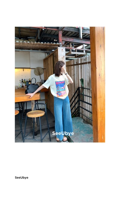 美式復古漫畫t奶杏色4