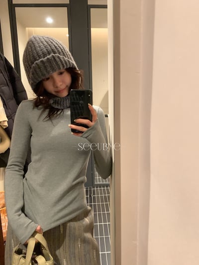 大頭姊姊鎖溫包裹毛線帽6