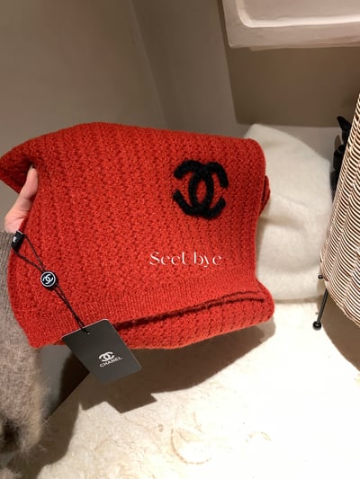 新年紅小香奶奶圍巾1