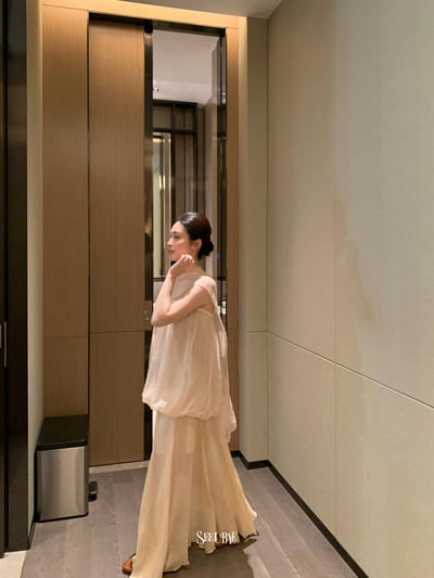莎莎三件套(披肩/上衣/裙子）1