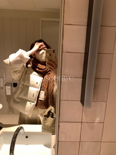 Knittibg 坑條圍巾4