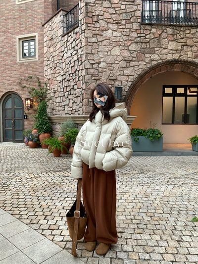 90%白鴨絨（特定色）蓬蓬羽絨服5