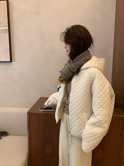 Knittibg wool條紋圍巾6