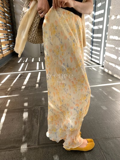 好春的黃花花裙2