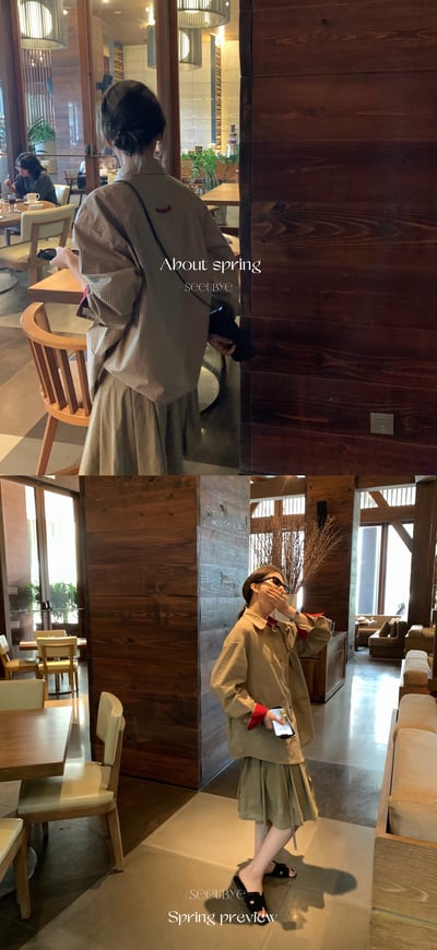 摩登出格｜格紋廓形襯衫7