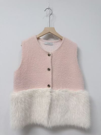 L109 軟絨毛呢背心3