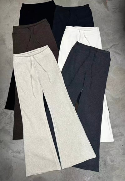 L114 厚磅微喇叭面膜褲1