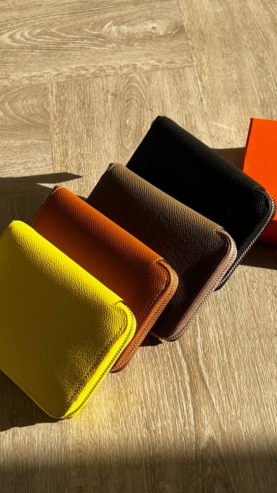 L112 霧感牛皮革短夾1