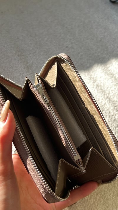 L112 霧感牛皮革短夾5