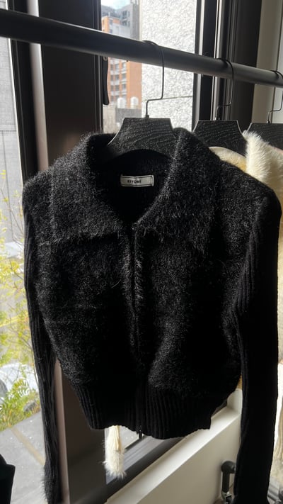 L131 純色針織外套2