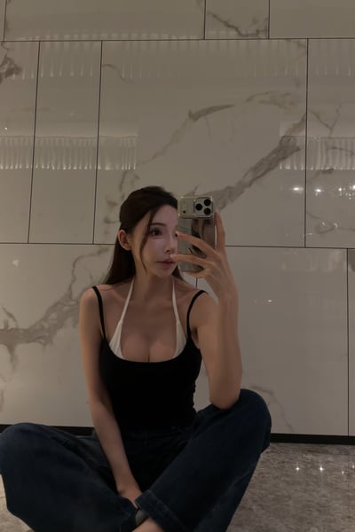 甜酷假兩件胸墊背心8