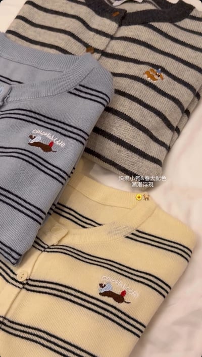 S294 Daily puppy 早春小狗針織衫5