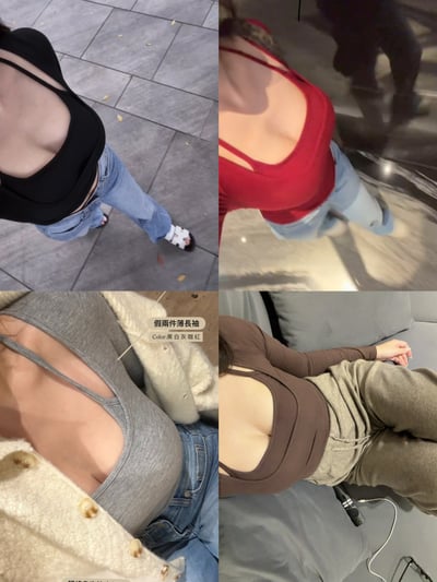 L101 假兩件薄長袖5