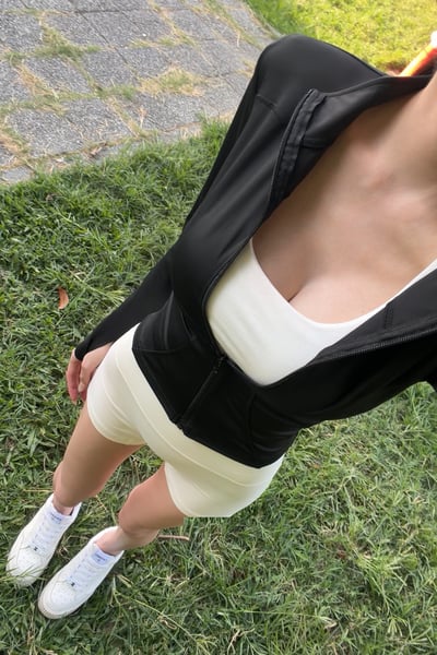 修身收腰立領外套12