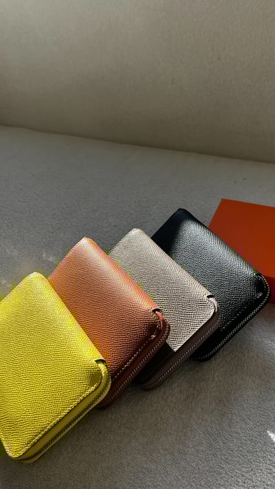 L112 霧感牛皮革短夾3