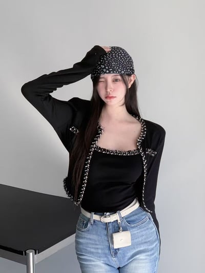 O17 正韓小香風兩件式3