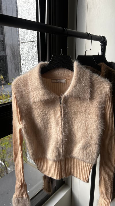 L131 純色針織外套4