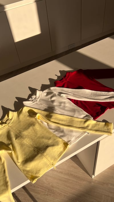 立領雙拉鍊套裝4