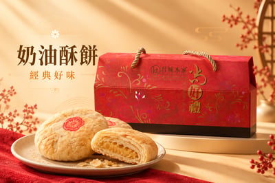 奶油酥餅禮盒8入1